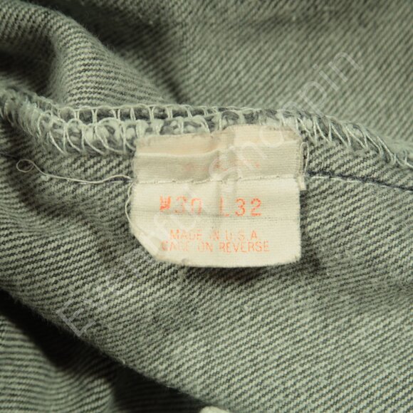 Vintage Levis 501 Jeans Womens 30 Gray Faded Ripped Raw Hem Urban Renewal 80s - Picture 5 of 8